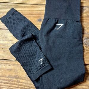 Gymshark Textured Black Leggings